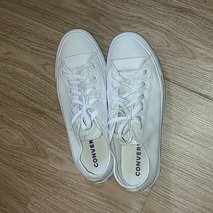 White leather converse